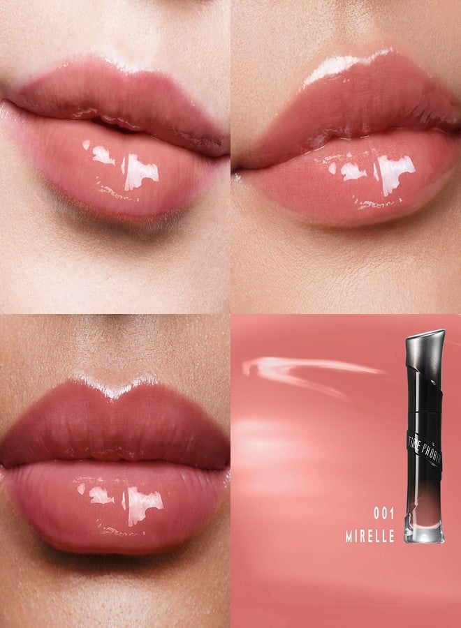 TIMEPHORIA LUNARA FROST 3D LIP GLOSS - Plumping High-Shine Gloss with Hyaluronic Acid | Non-Sticky Glassy Finish | Cooling Sensation | 24H Hydration | Instant Volume Effect (01 MIRELLE) - Image 2